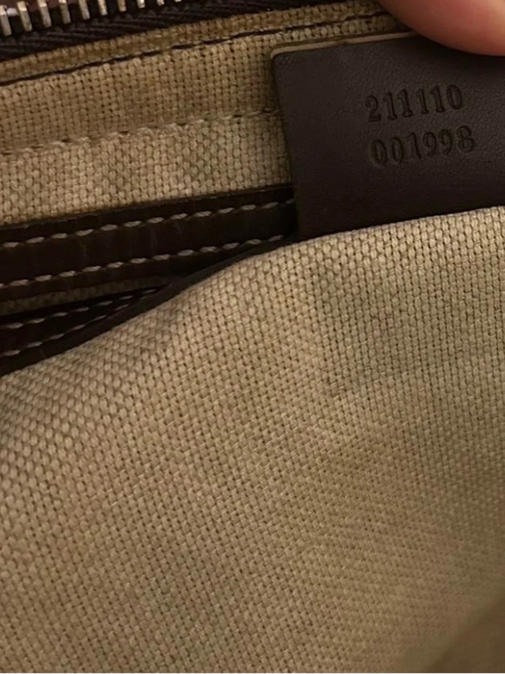Gucci Brown Monogram Belt Bag Large